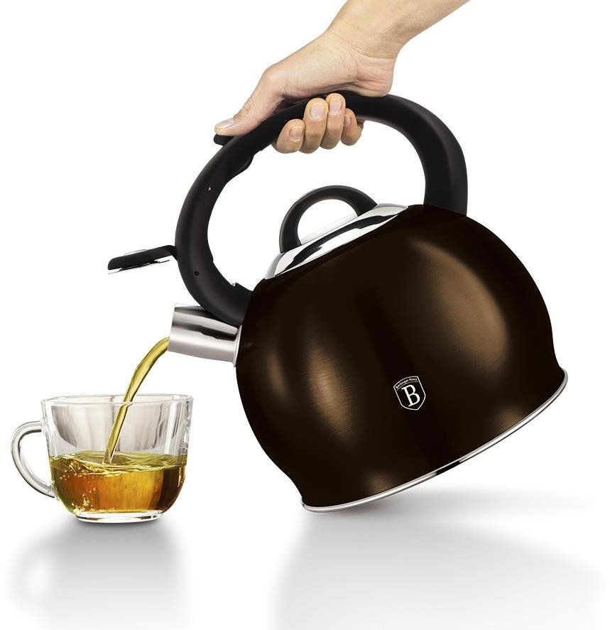 Varná konvice BERLINGERHAUS Konvice pískací nerez 3 l Royal Black Collection