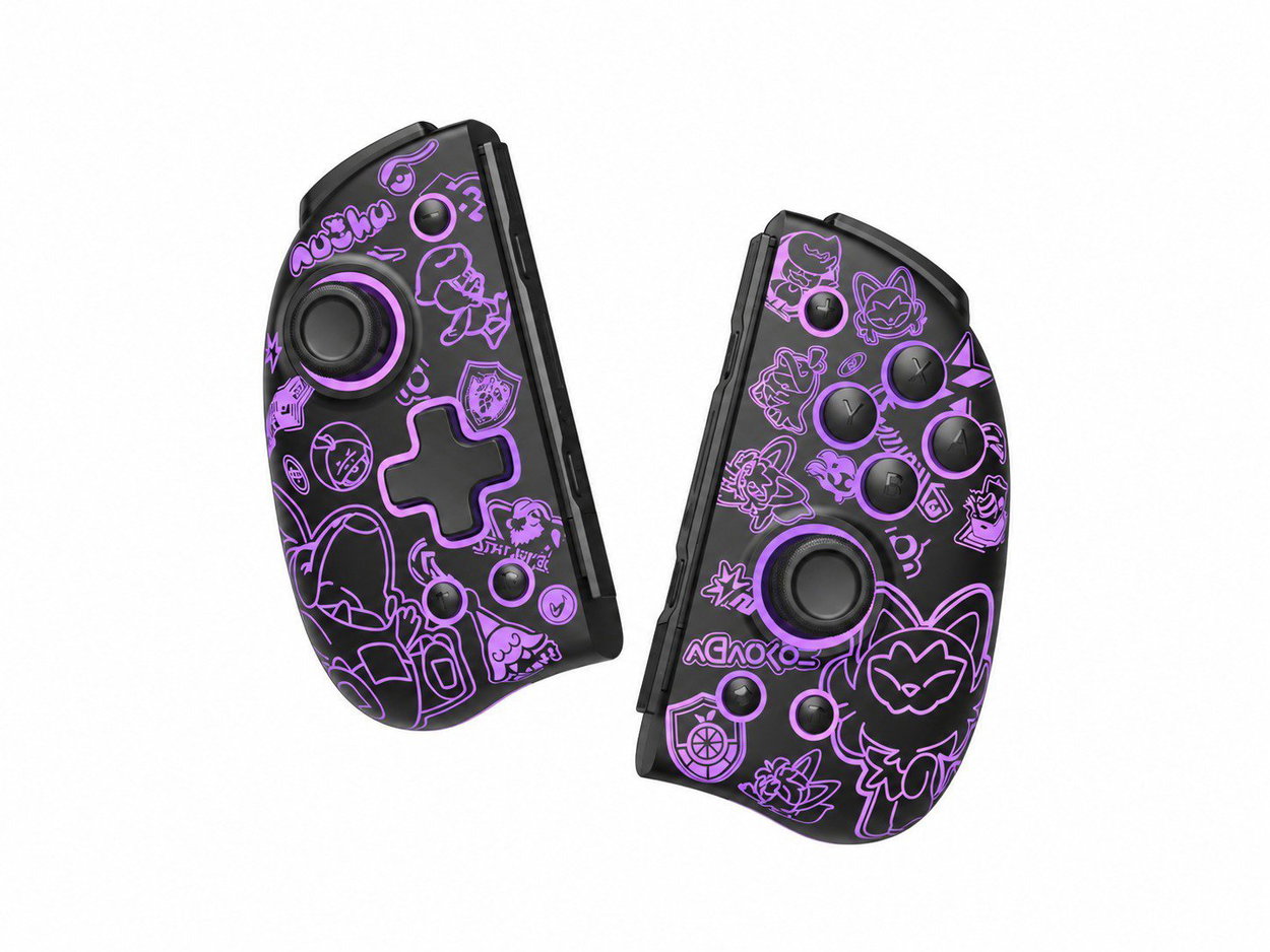 Gamepad FUNLAB Luminous Wireless Joypad - Scarlet and Violet - Nintendo Switch