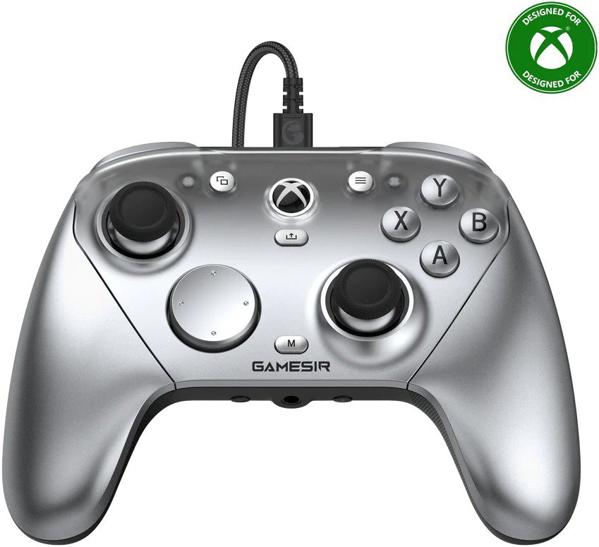 Gamepad GameSir G7 Pro Wired Controller for Xbox and PC - Metalic Silver
