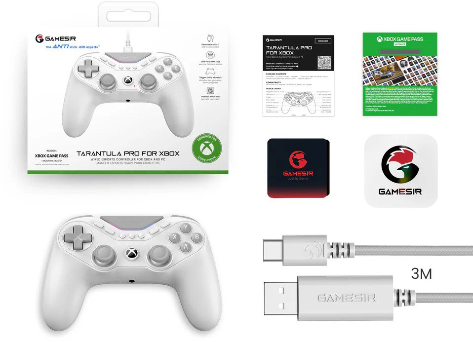Gamepad GameSir Tarantula Pro Wired Esports Controller for Xbox and PC