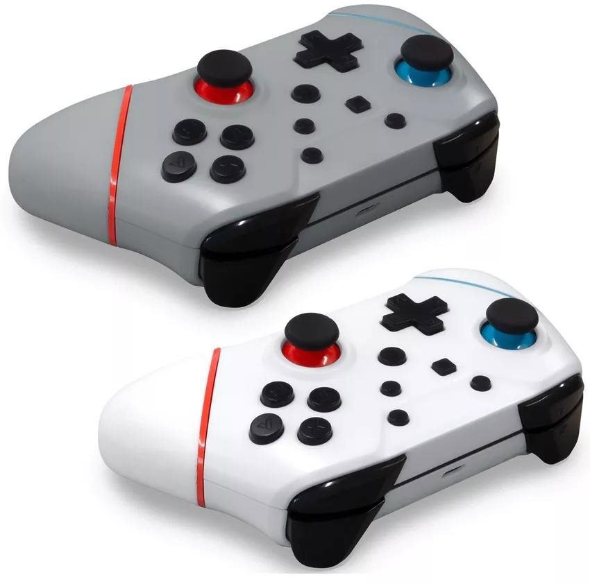 Herní ovladač Armor3 NuChamp Wireless Controller Pack for Nintendo Switch (2in1) (White, Silver)