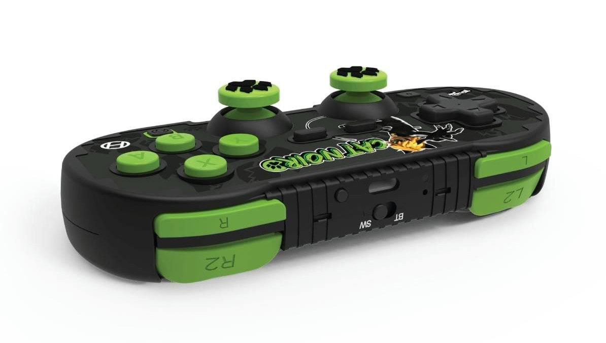 Herní ovladač Hyperkin Pixel Art Miraculous Bluetooth Controller for Nintendo Switch/PC/Mac/Android (Cat Noir)