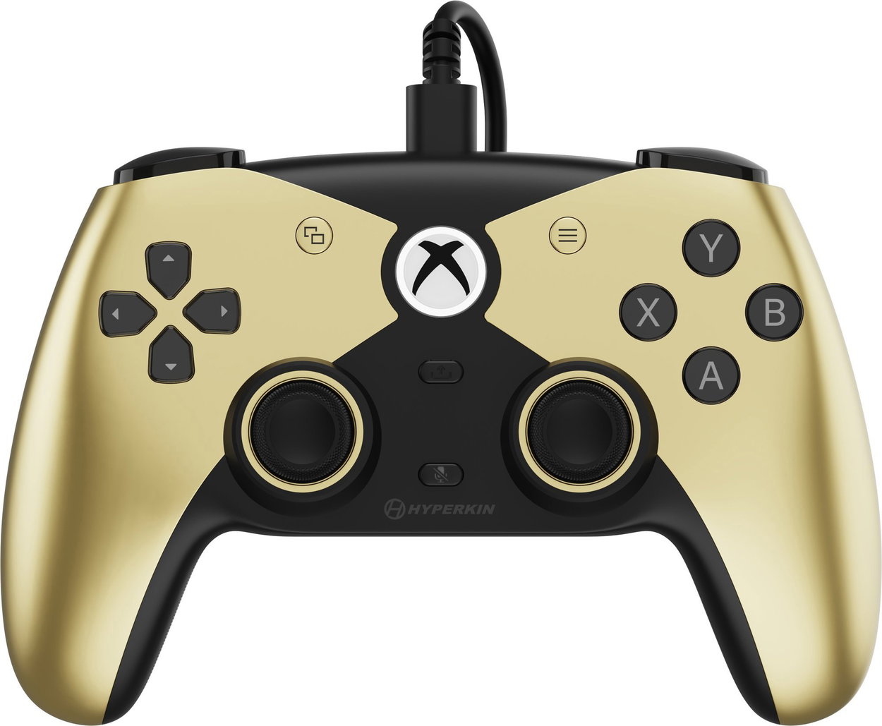 Gamepad Hyperkin Competitor Wired Controller for Xbox Series|One/Win 11|10 (Gold) Licensed by Xbox