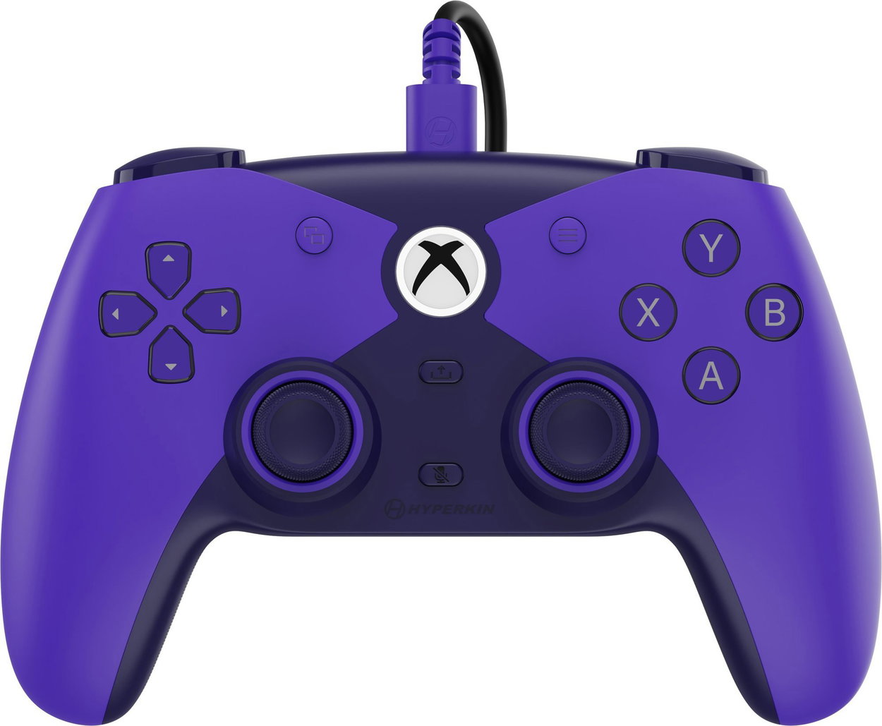 Gamepad Hyperkin Competitor Wired Controller for Xbox Series|One/Win 11|10 (Purple) Licensed by Xbox