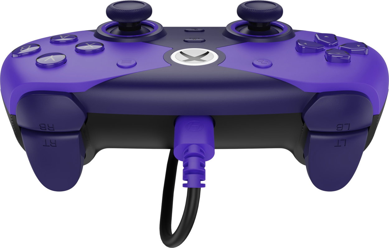 Gamepad Hyperkin Competitor Wired Controller for Xbox Series|One/Win 11|10 (Purple) Licensed by Xbox