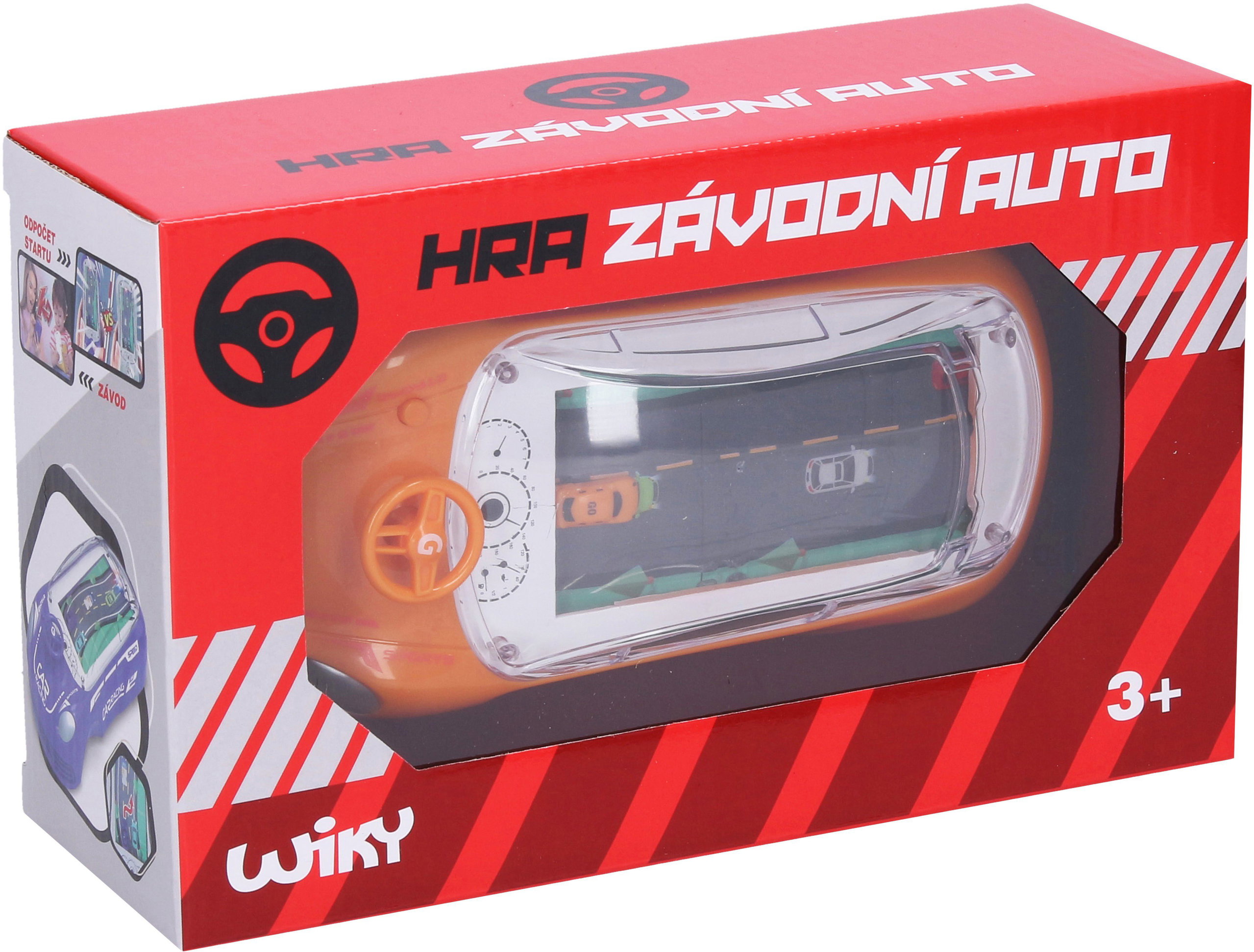 Digihra Wiky Hra závodní auto, oranžové