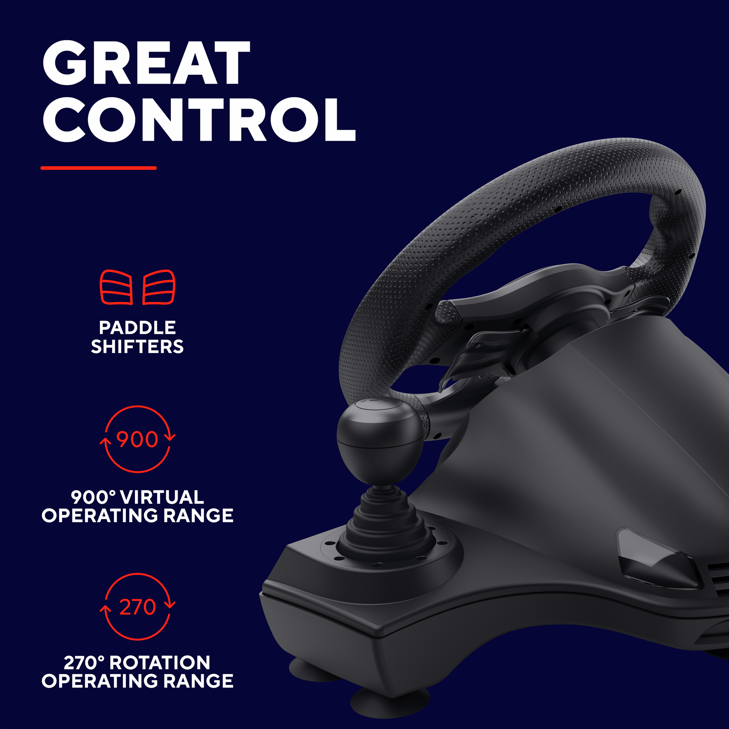 Volant TRUST GXT289 Movi Racing Wheel