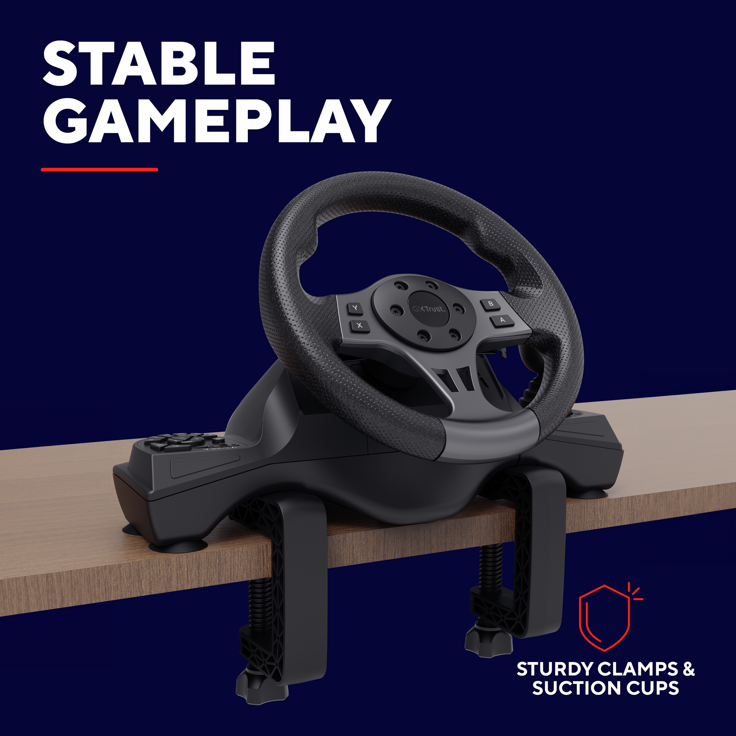 Volant TRUST GXT289 Movi Racing Wheel