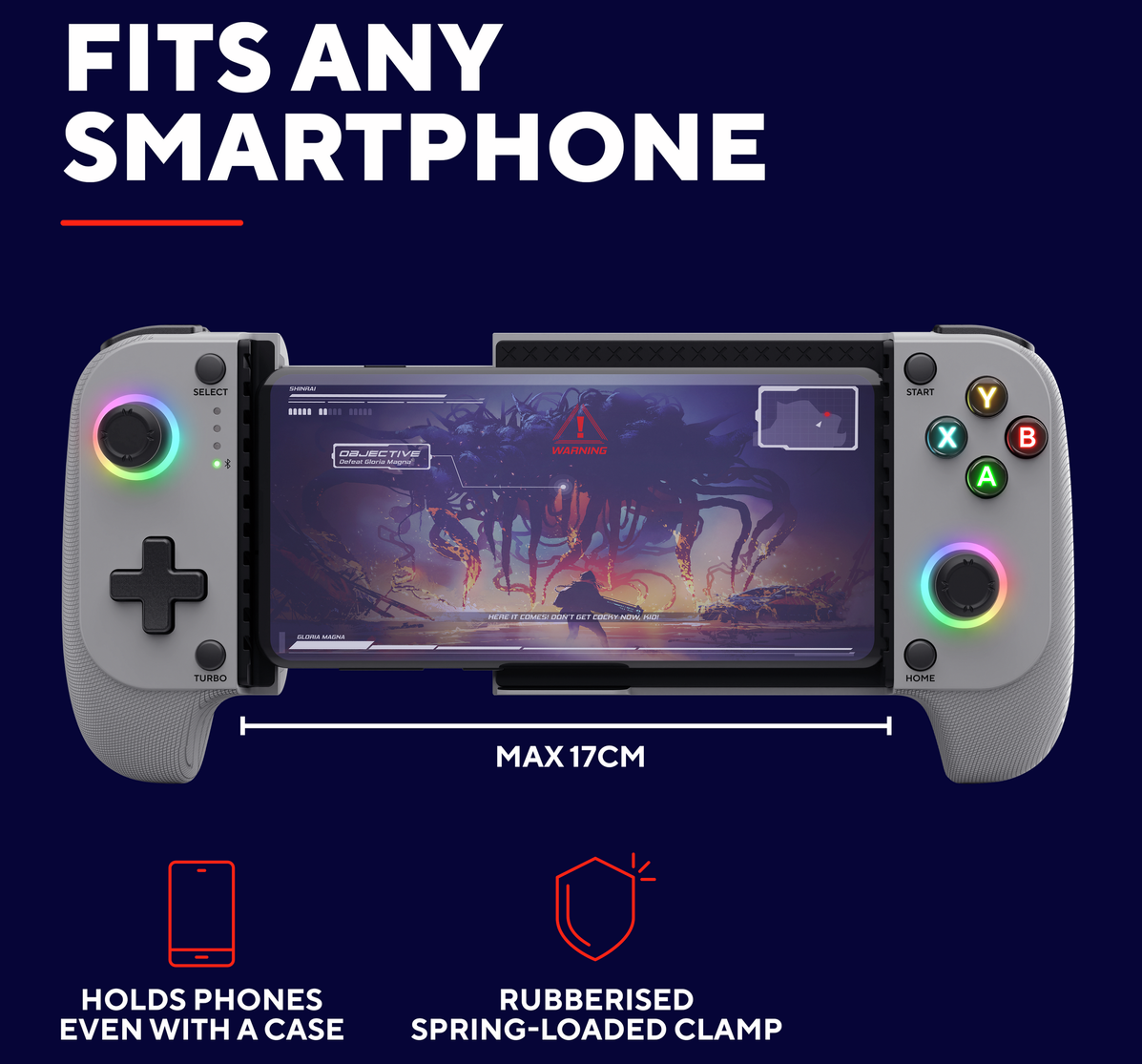 Gamepad Trust GXT735G MYLOX Bluetooth Mobile Controler Grey