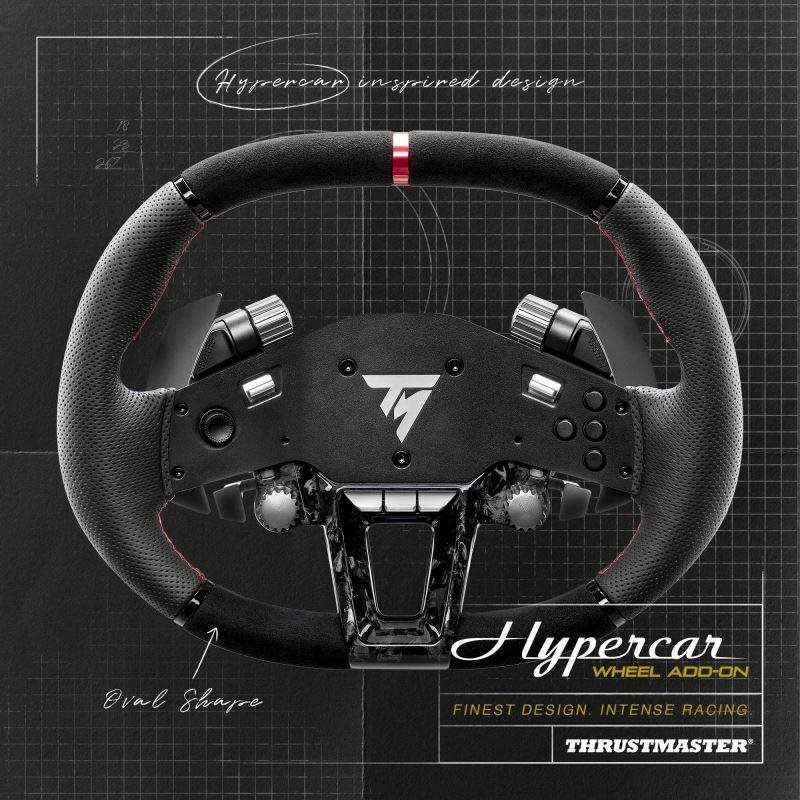 Volant Thrustmaster Hypercar Wheel Add-On pro T818/T598/PS5/PS4/Xbox Series/Xbox One/PC