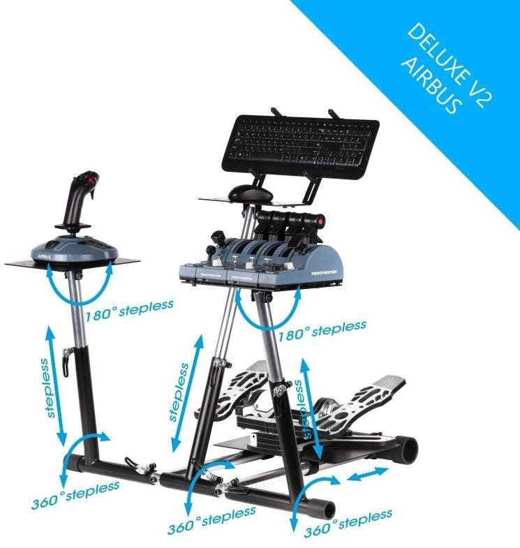 Stojan na volant Wheel Stand Pro, stojan pro Thrustmaster Joystick TCA Airbus