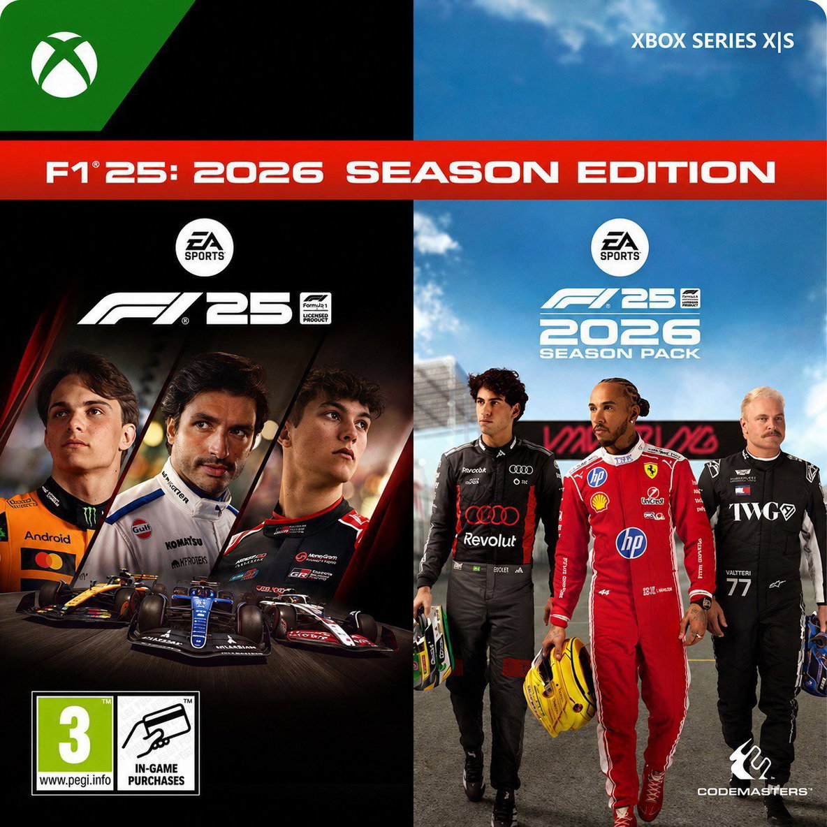 F1 25: 2026 Season Edition Xbox Series X|S
