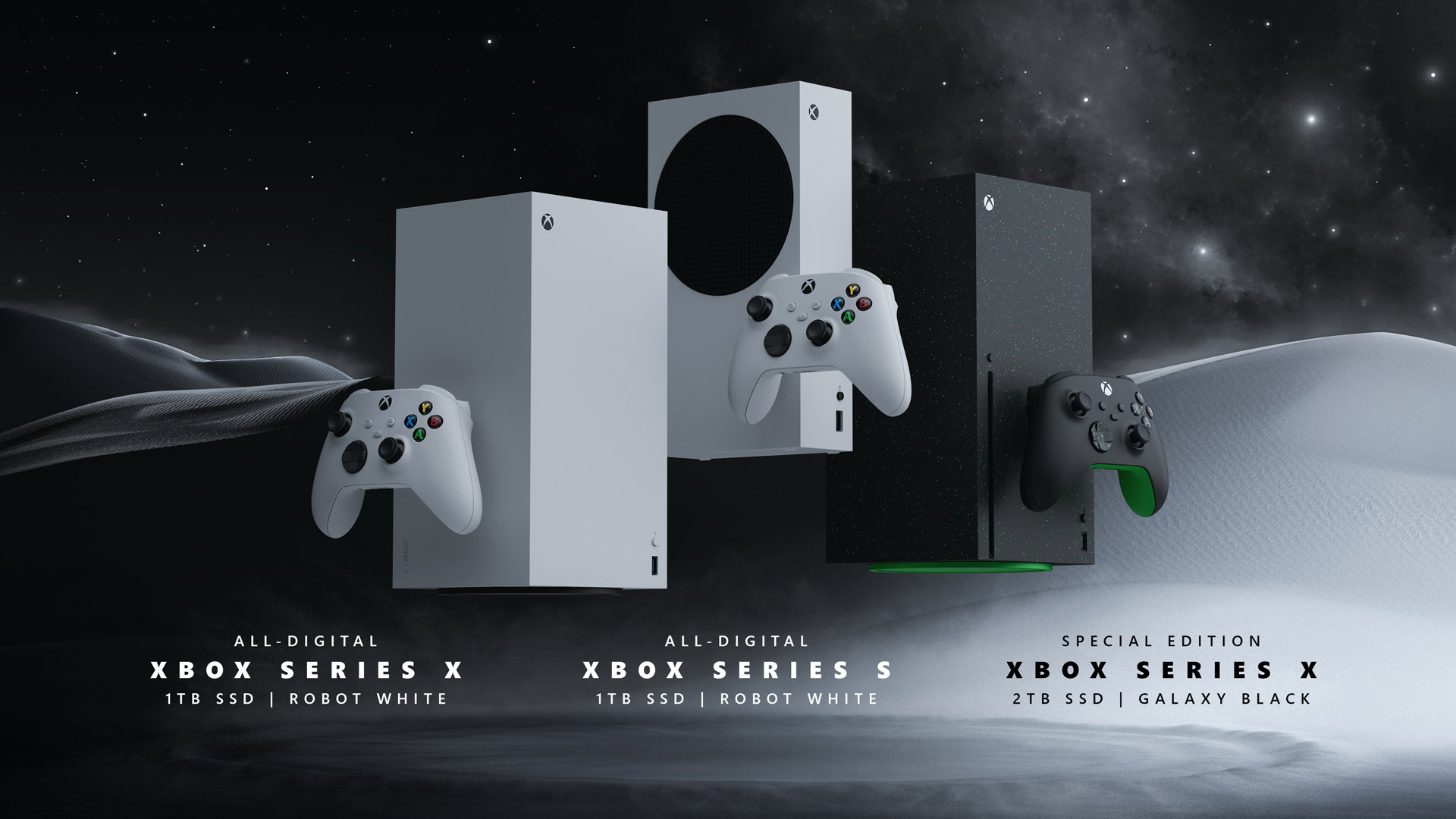 Herní konzole Xbox Series X - 1 TB Robot White (Digital Edition)