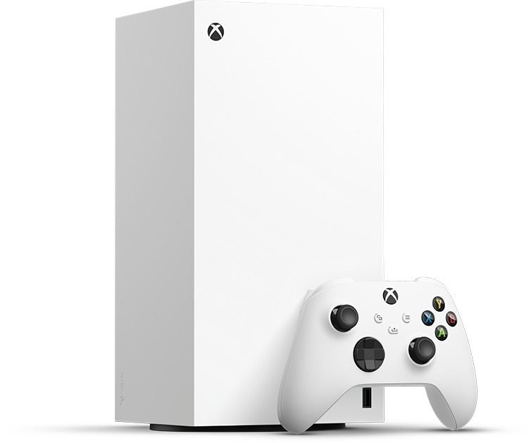 Herní konzole Xbox Series X - 1 TB Robot White (Digital Edition)