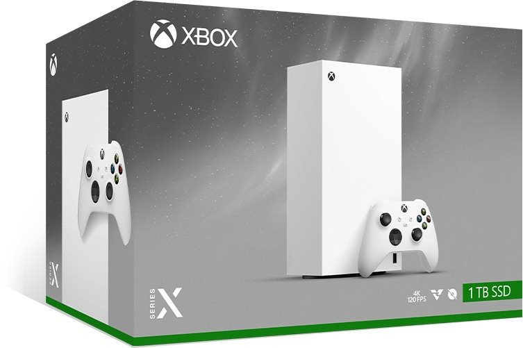 Herní konzole Xbox Series X - 1 TB Robot White (Digital Edition)