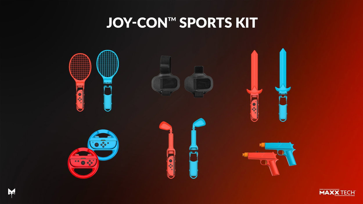 Příslušenství k ovladači Joy-Con Sports Kit - Nintendo Switch 1/2