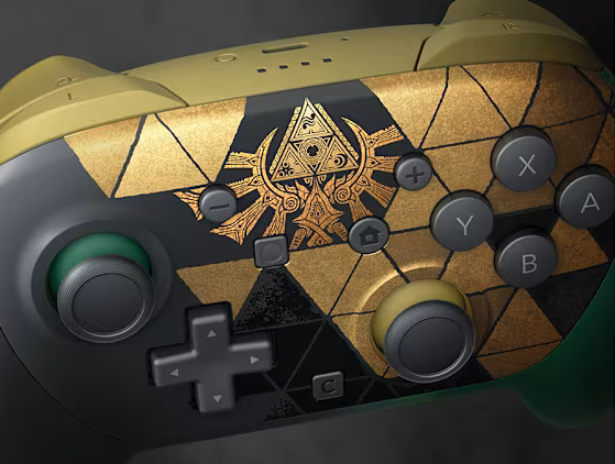 Gamepad Nintendo Switch 2 Pro Controller - The Legend of Zelda 40th Anniversary Edition