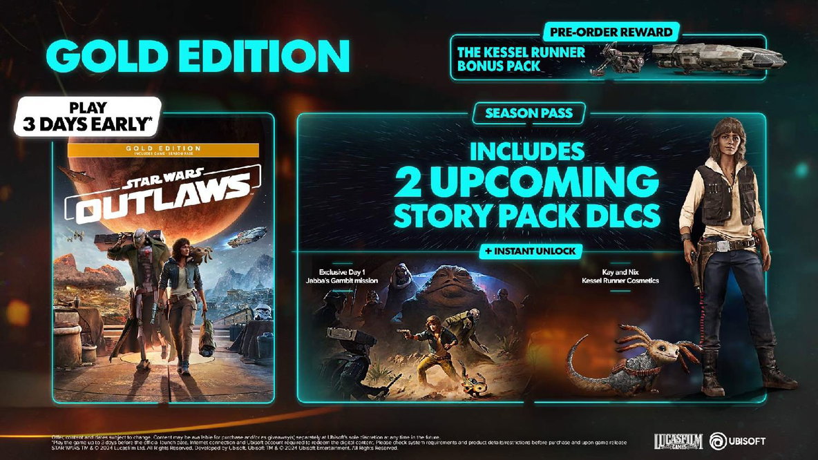 Star Wars Outlaws: Gold Edition Nintendo Switch 2