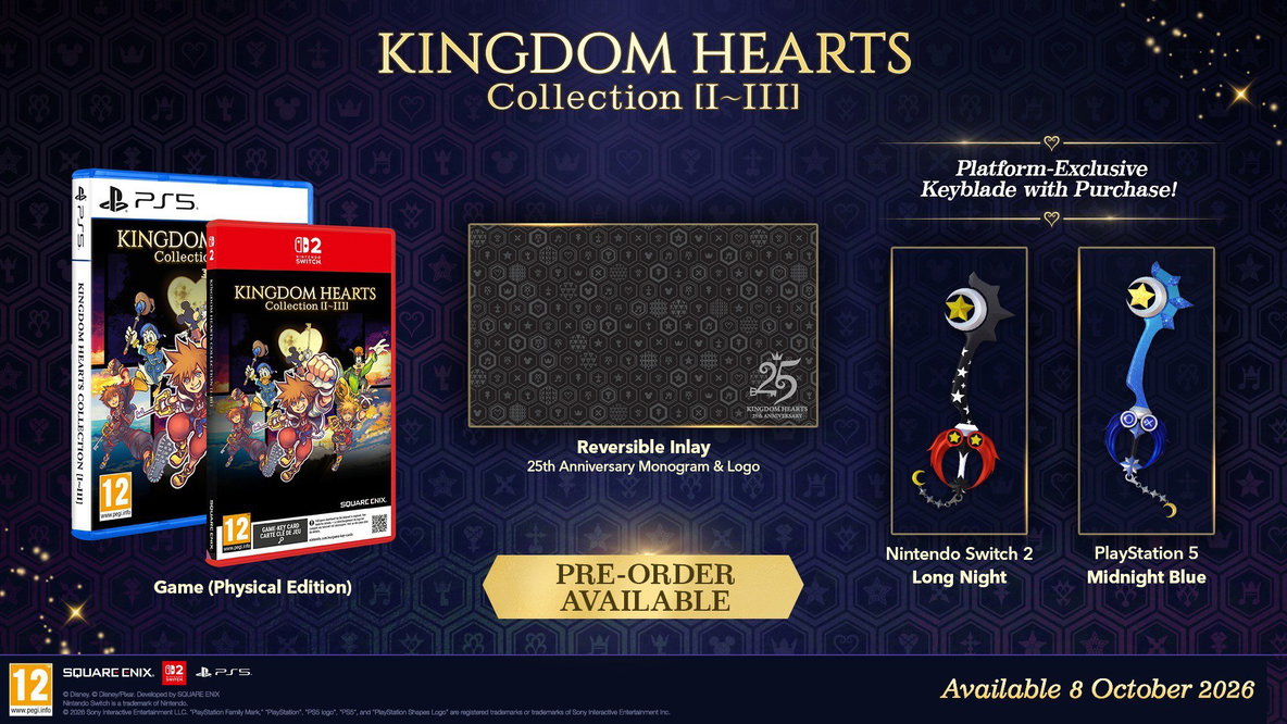 Kingdom Hearts Collection I-III Nintendo Switch 2