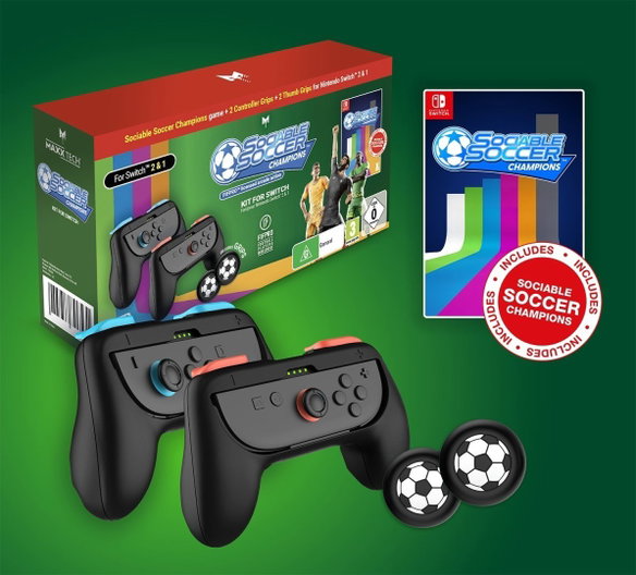 Sociable Soccer Champions Kit - hra a sada příslušenství Nintendo Switch 1/2