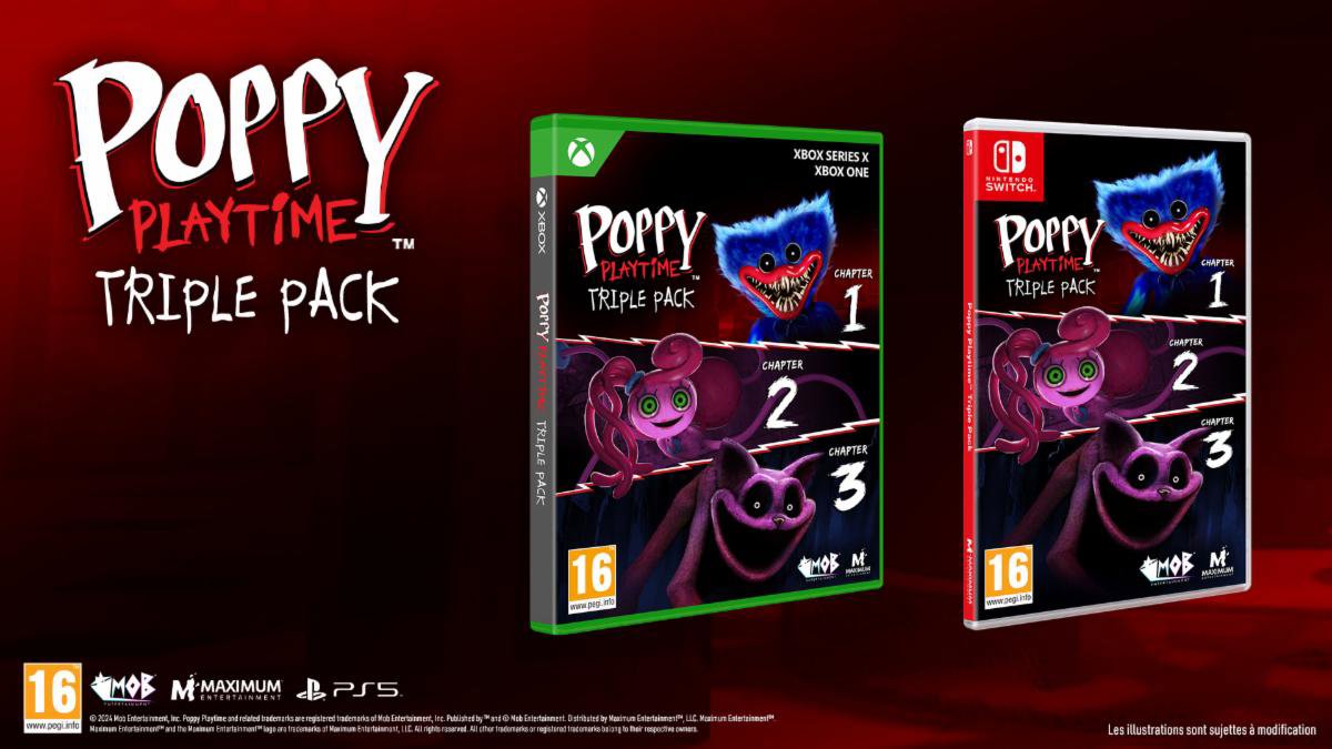 Poppy Playtime Triple Pack Nintendo Switch