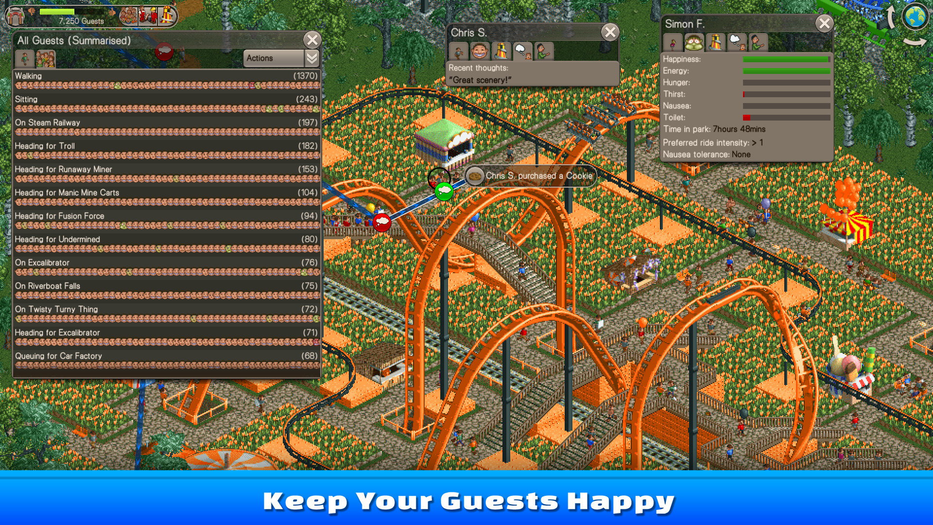 RollerCoaster Tycoon Classic Nintendo Switch