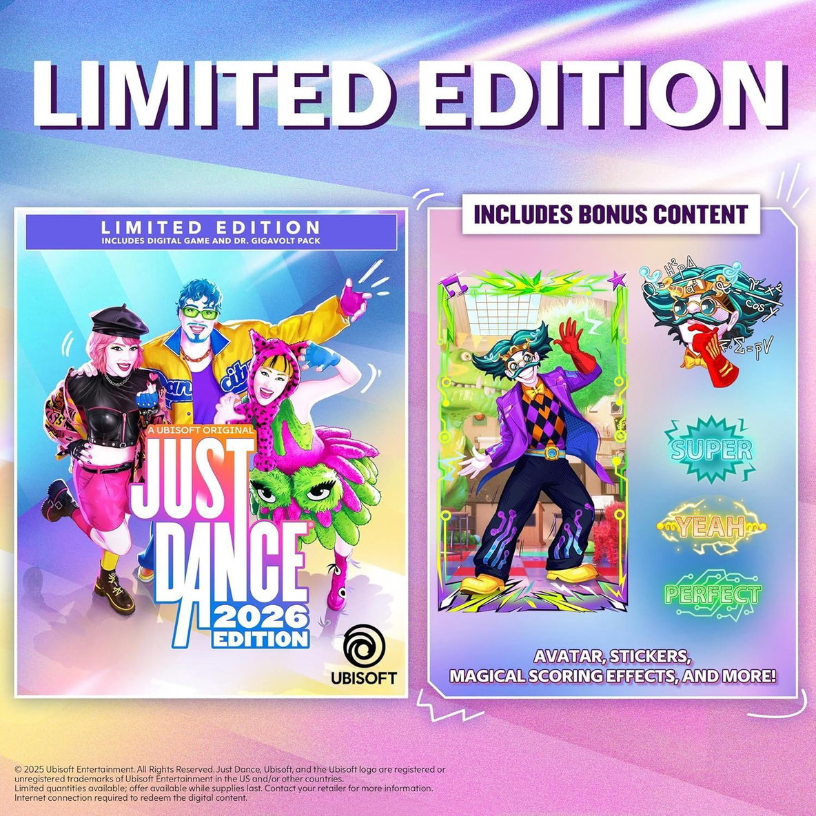Just Dance 2026: Limited Edition Nintendo Switch