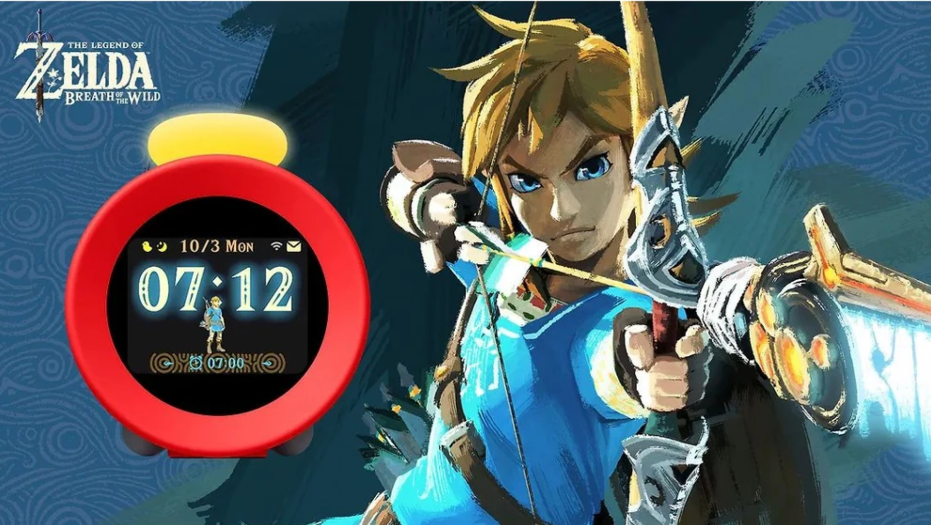 Budík Nintendo Sound Clock Alarmo - hodiny s budíkem