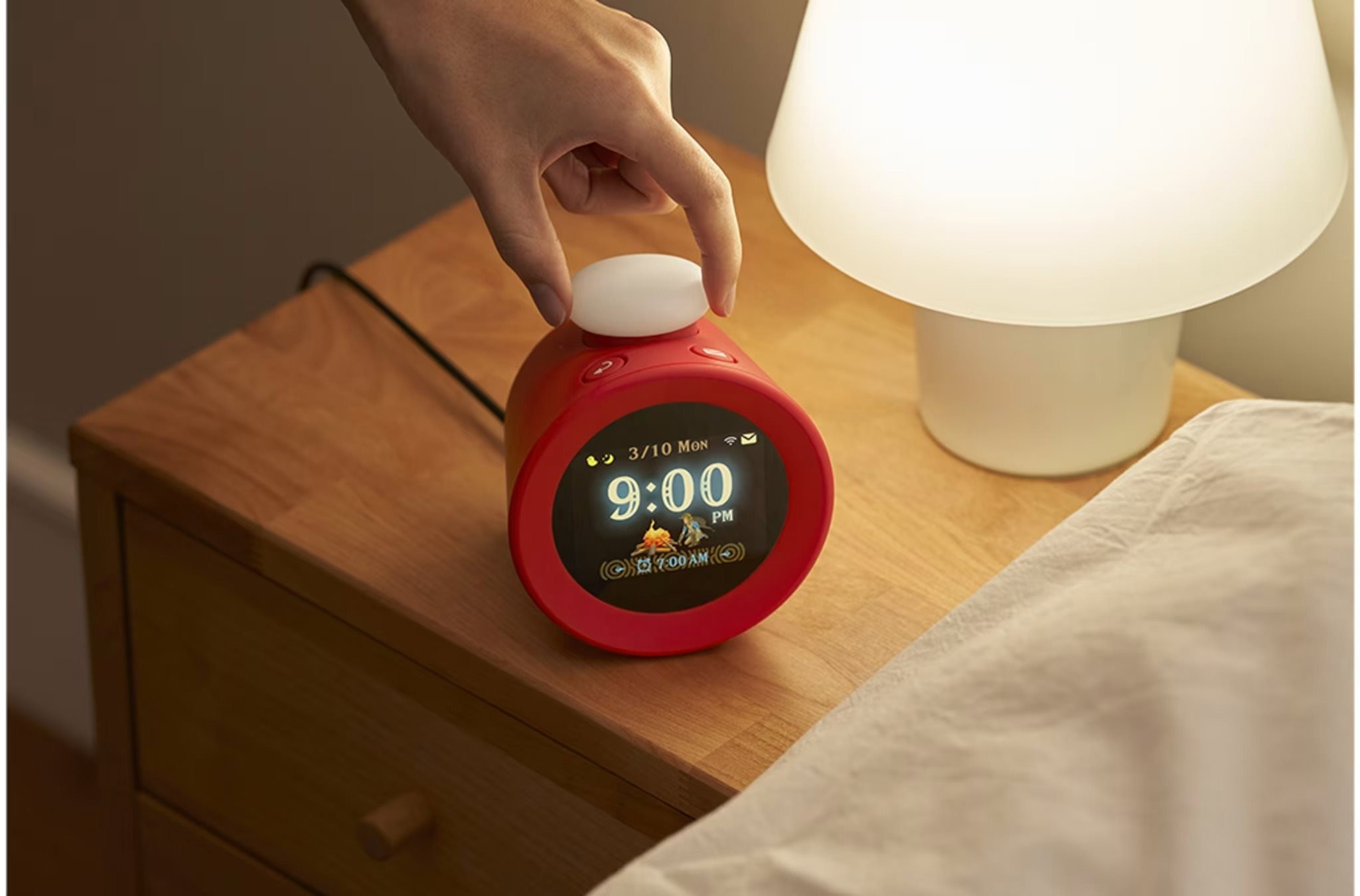 Budík Nintendo Sound Clock Alarmo - hodiny s budíkem