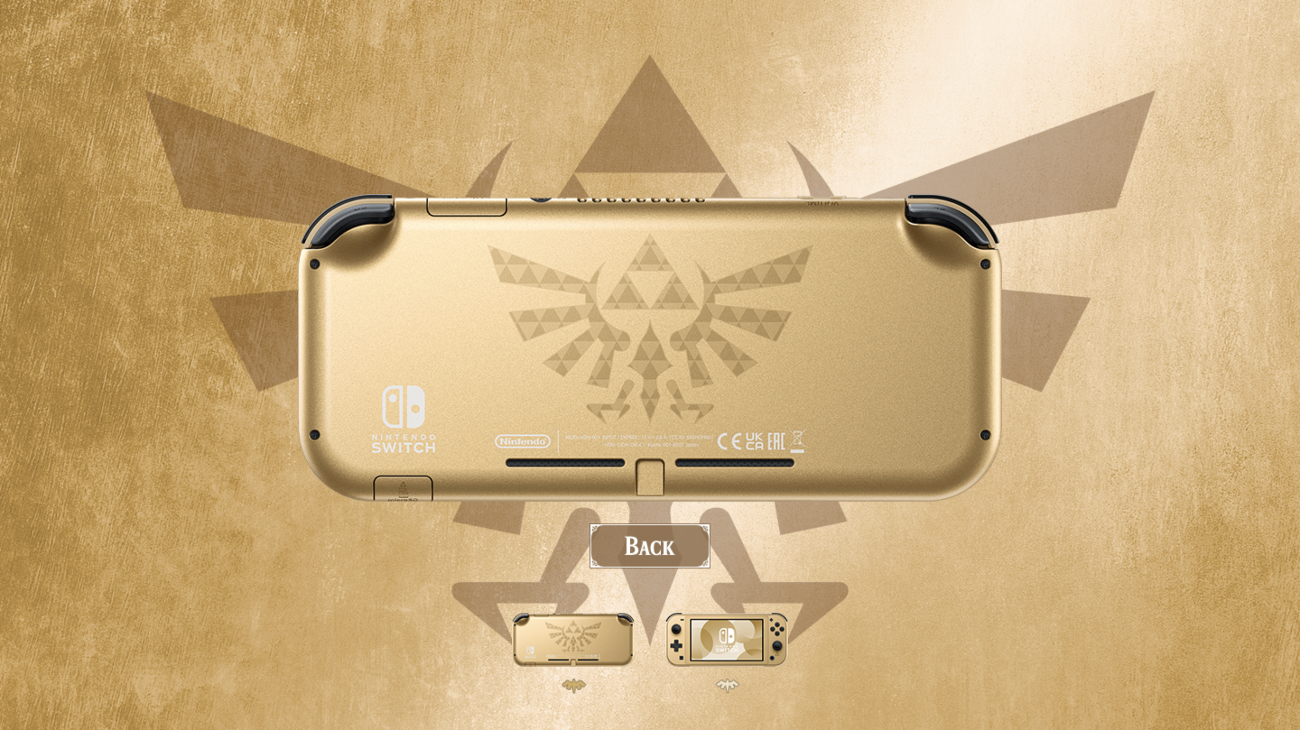 Herní konzole Nintendo Switch Lite Hyrule Edition