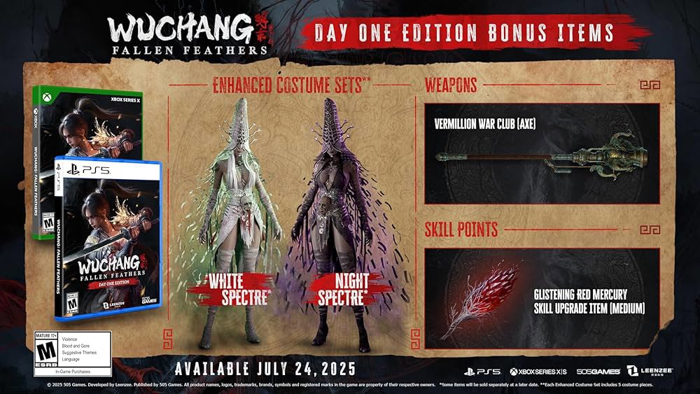 Wuchang: Fallen Feathers - Day One Edition PS5