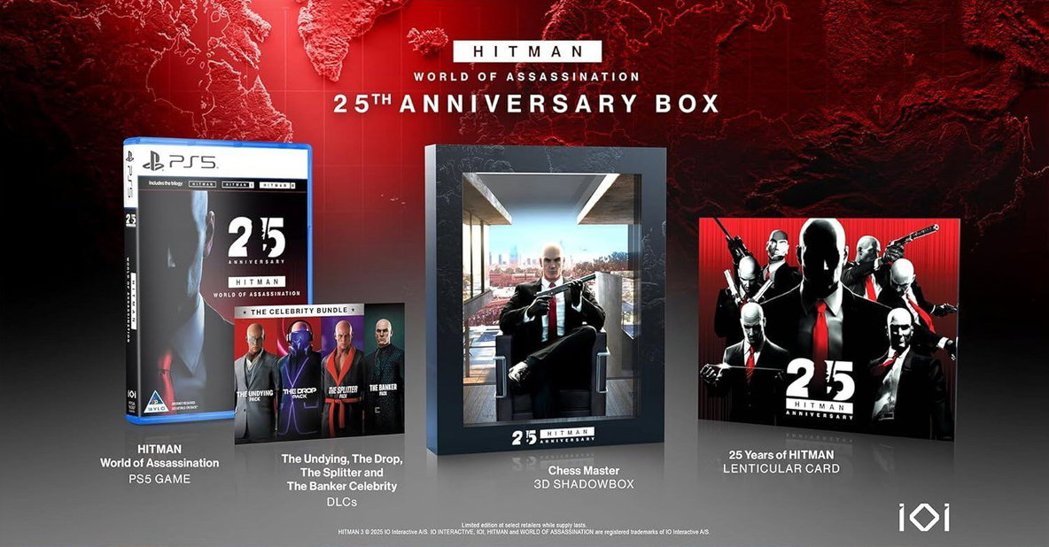 Hitman World of Assassination 25th Anniversary Box PS5