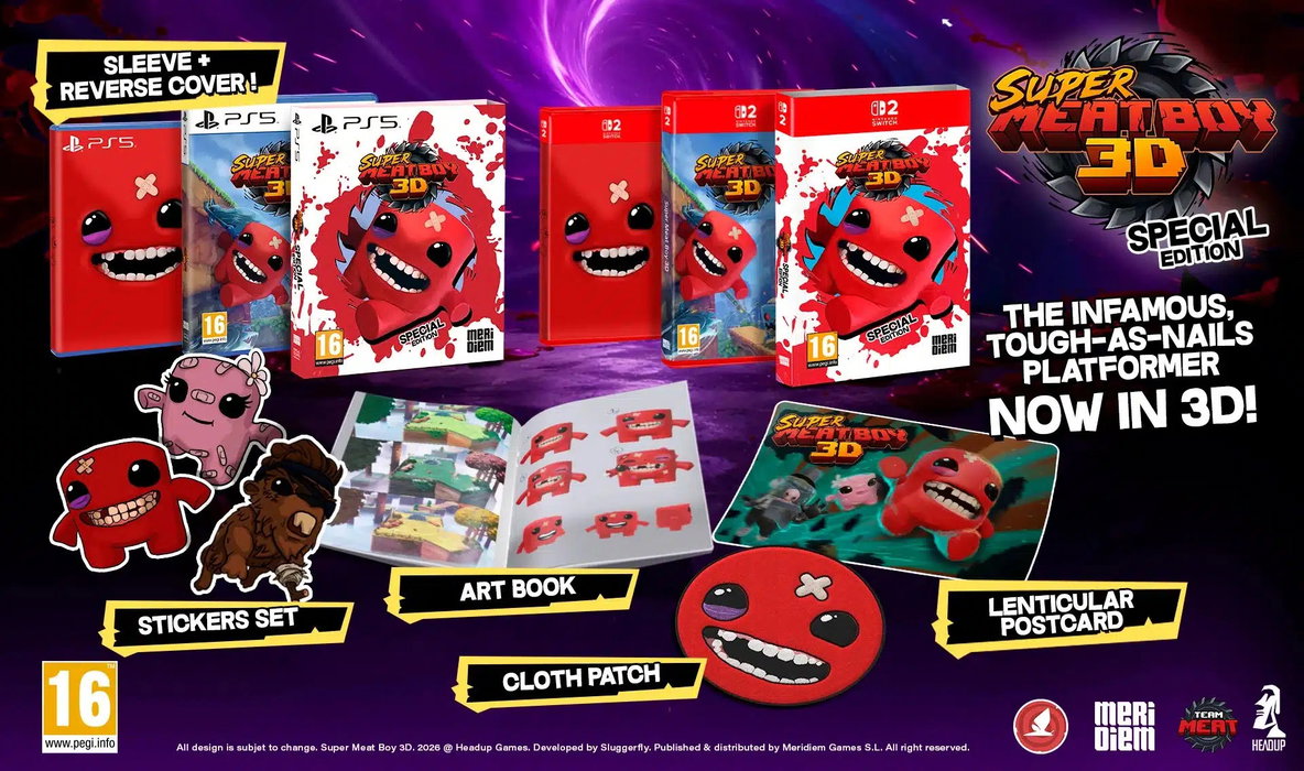 Super Meat Boy 3D: Special Edition PS5