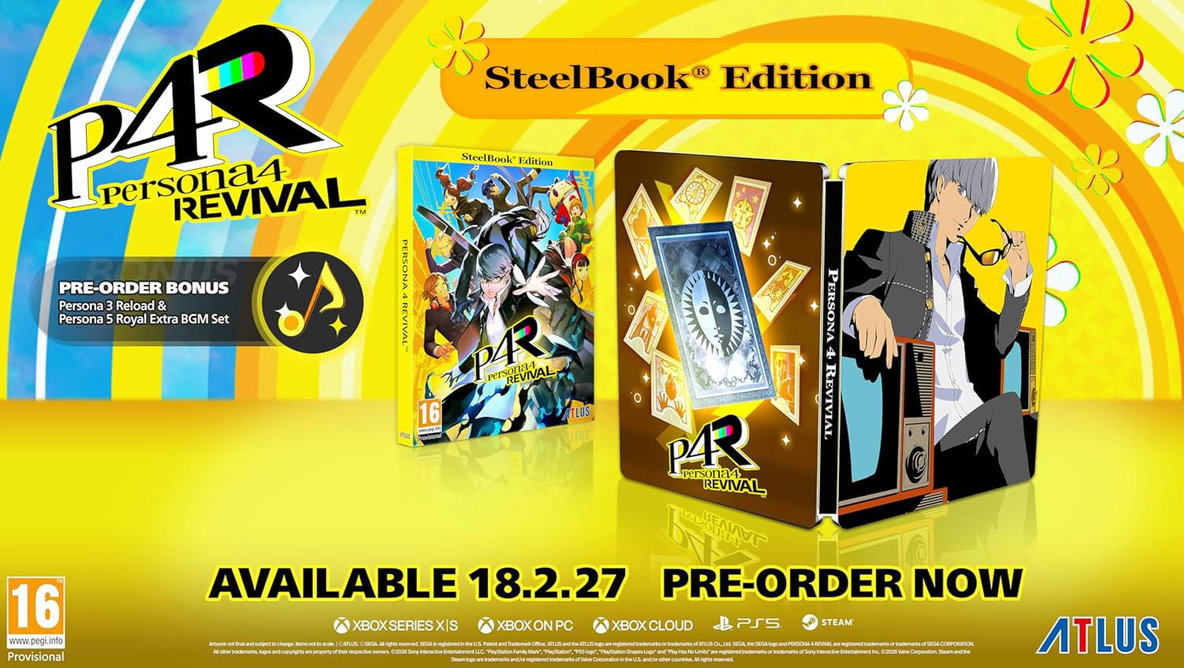 Persona 4 Revival: Steelbook PS5