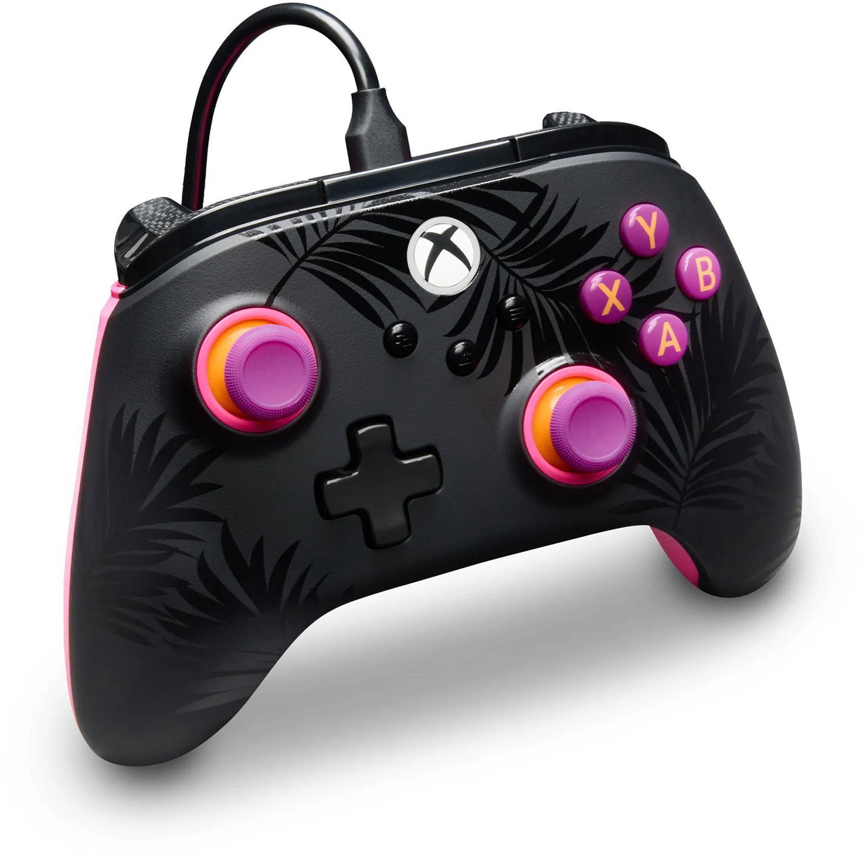Gamepad PowerA Advantage Plus Wired Controller for Xbox Series X|S - Moonlit Palms