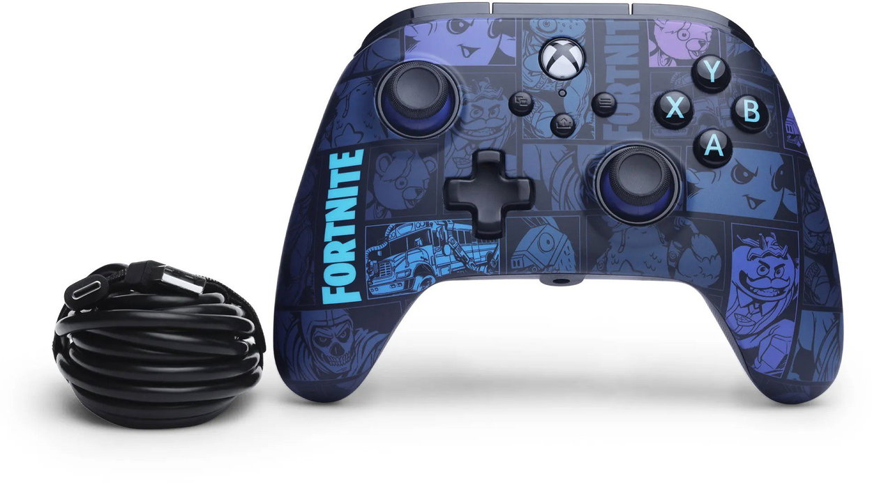 Gamepad PowerA Advantage Wired Controller for Xbox Series X|S - Fortnite: Victory Royale