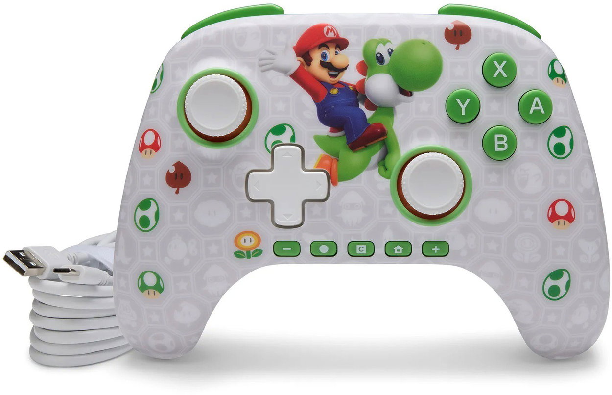 Gamepad PowerA Advantage Wireless Controller for Nintendo Switch 2 - Mario and Yoshi