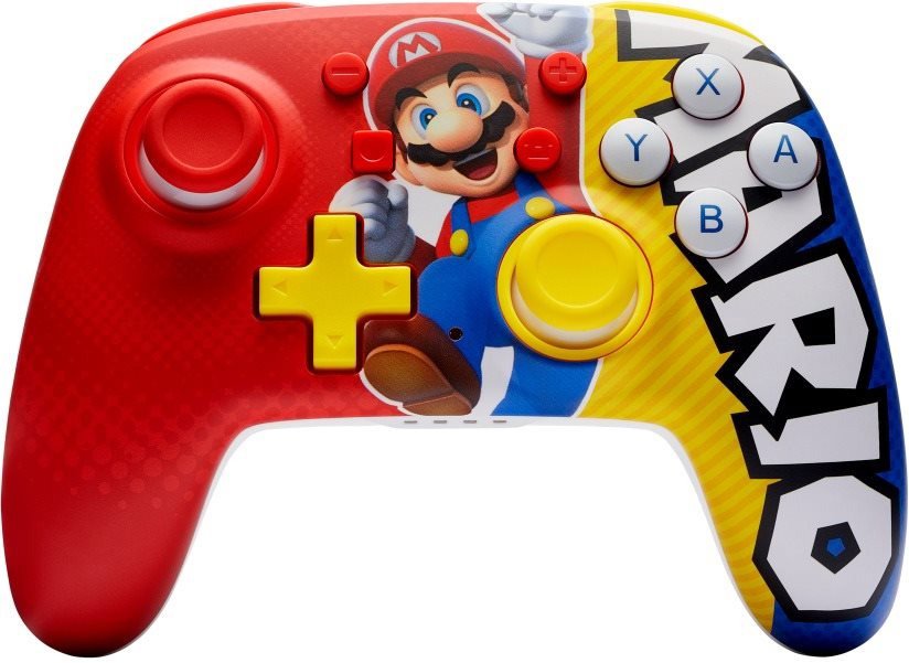 Gamepad PowerA Nano Enhanced Wireless Controller for Nintendo Switch - Super Mario Victory
