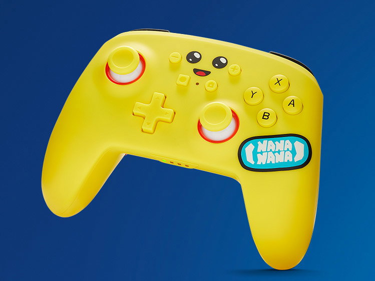 Gamepad PowerA Enhanced Wireless Controller - Fortnite Peely - Nintendo Switch
