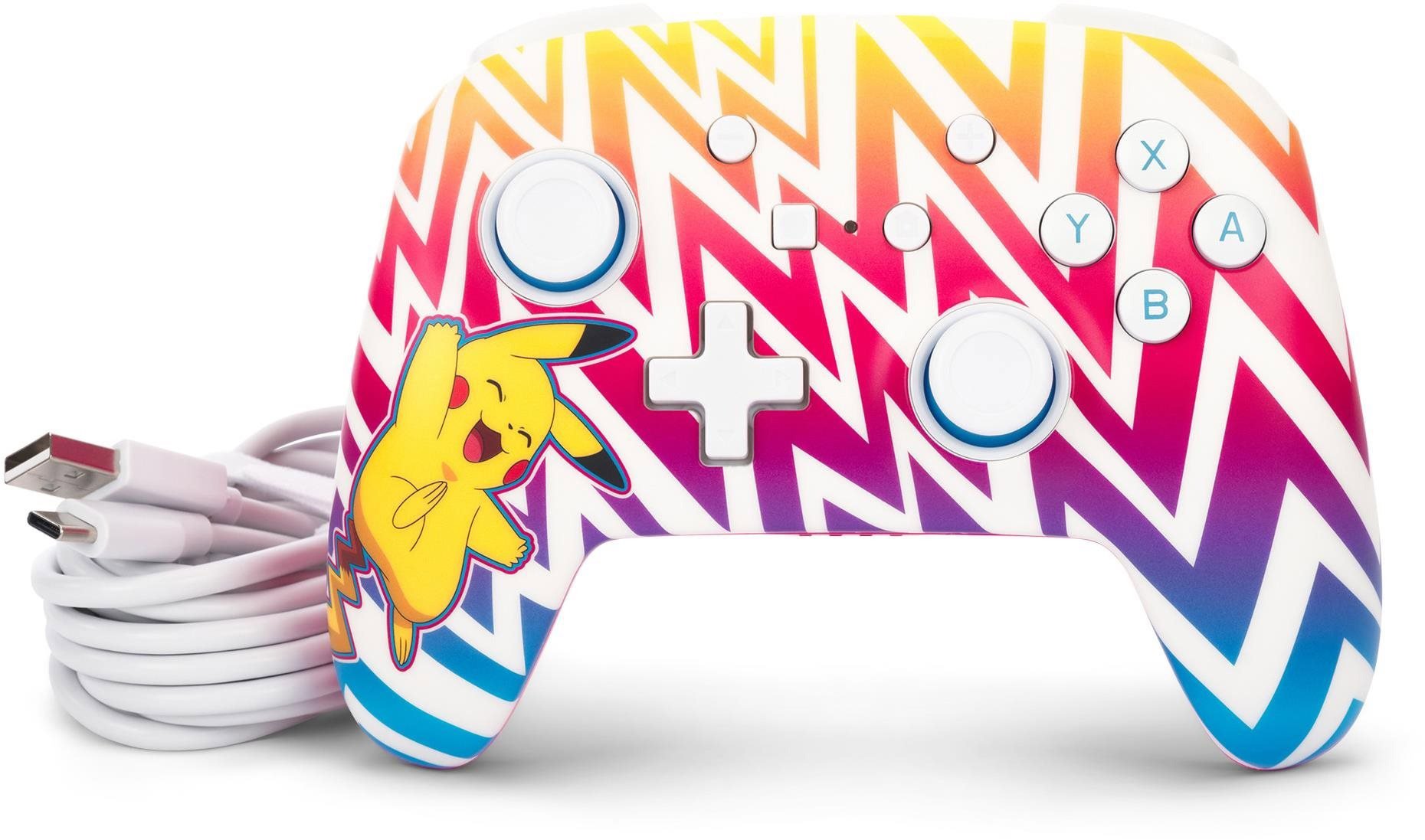 Gamepad PowerA Enhanced Wireless Controller - Pokémon Pikachu Vibrant