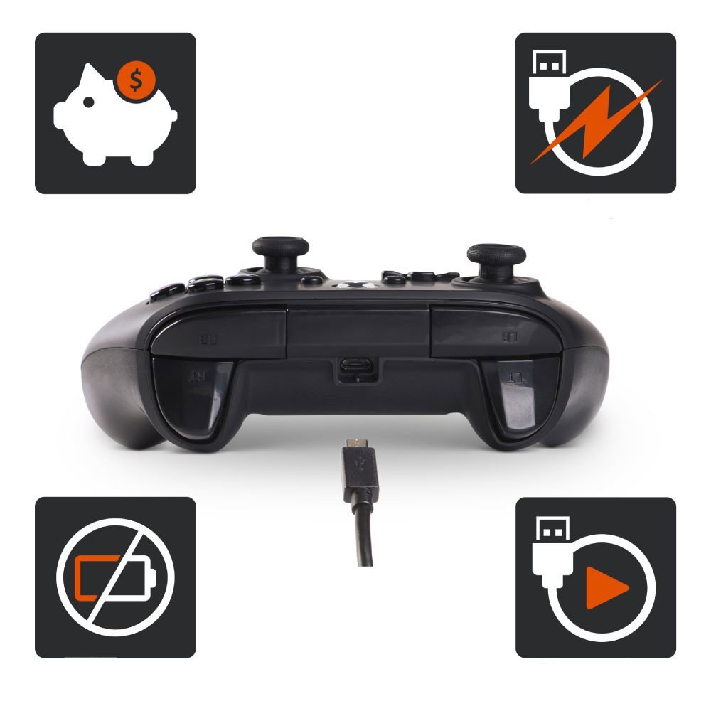 Gamepad PowerA Wired Controller for Xbox Series X|S - Black