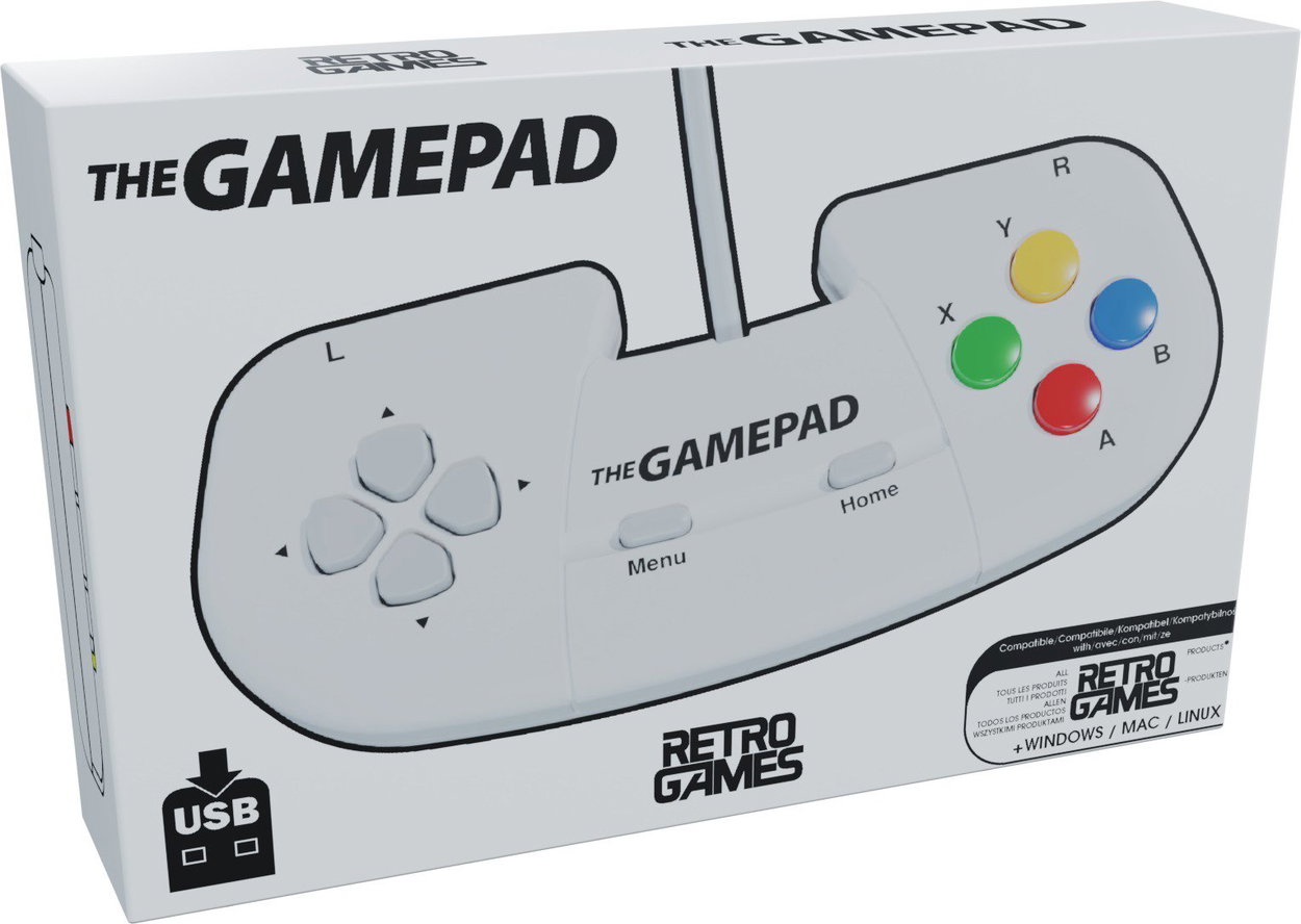 Gamepad The Gamepad Spectrum White (pro The Spectrum, THEC64 Mini, THEA500 Mini, PC, Mac, Linux)
