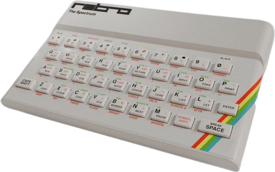 Herní konzole The Spectrum - White Edition - retro konzole