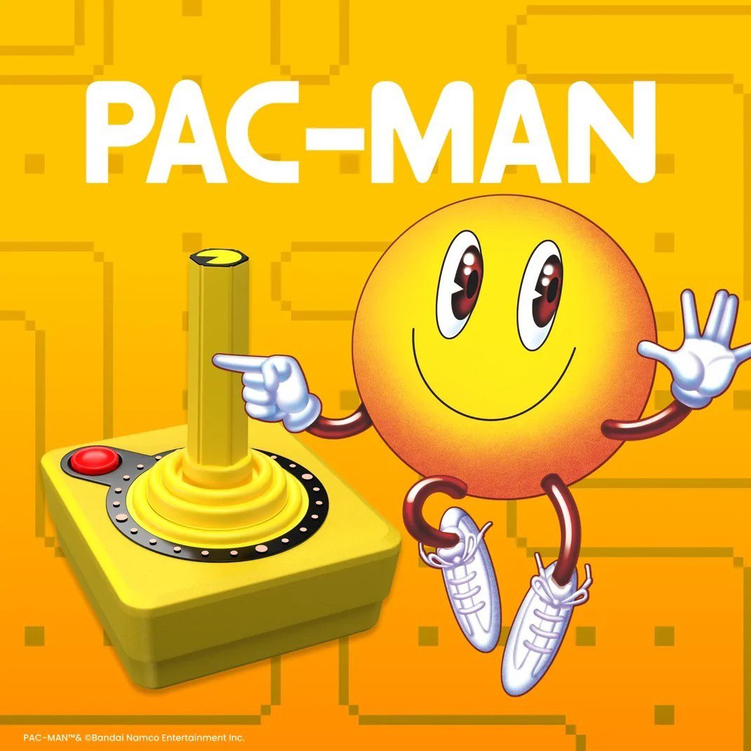 Arcade stick Atari 2600+ CX40+ Wireless Joystick Pac-Man Edition - ovladač
