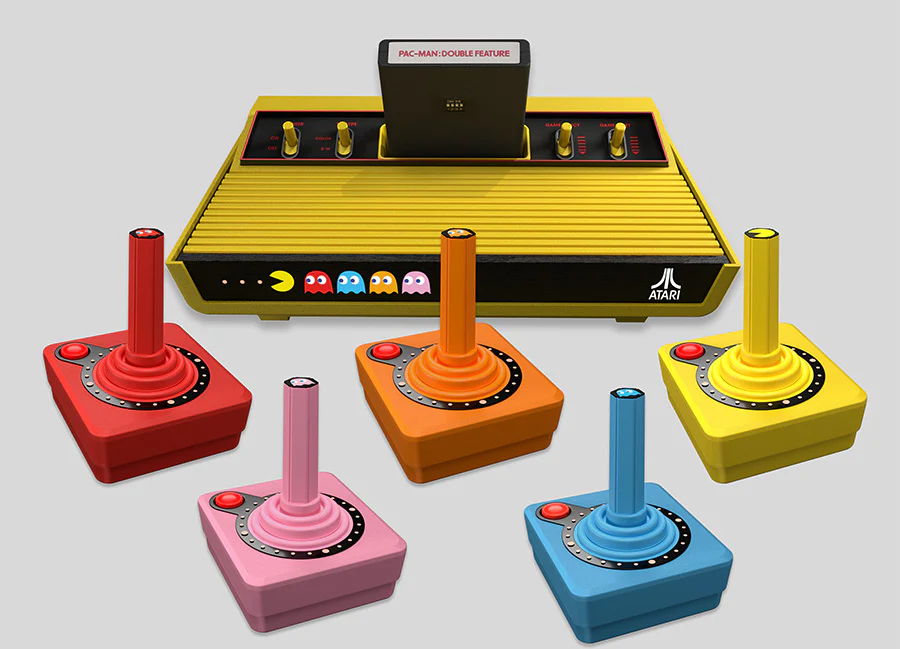 Arcade stick Atari Pack-Man: CX40+ Wireless Joystick - Pinky - ovladač