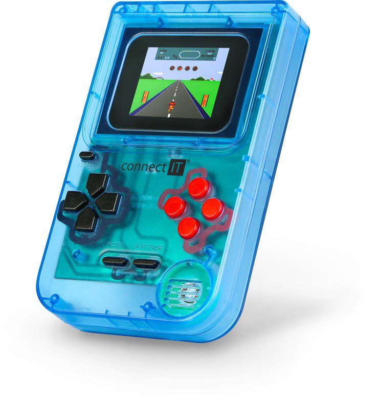 Herní konzole CONNECT IT RetroBit 168-in-1- Blue - retro konzole