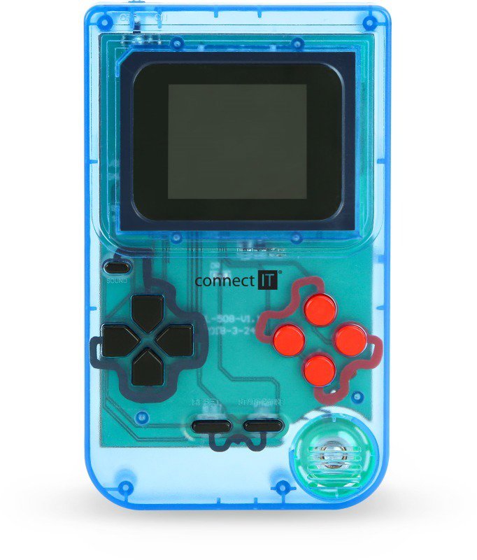 Herní konzole CONNECT IT RetroBit 168-in-1- Blue - retro konzole