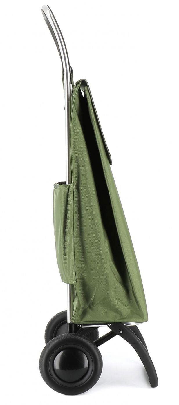 Nákupní taška na kolečkách Rolser Akanto MF 2, zelená khaki