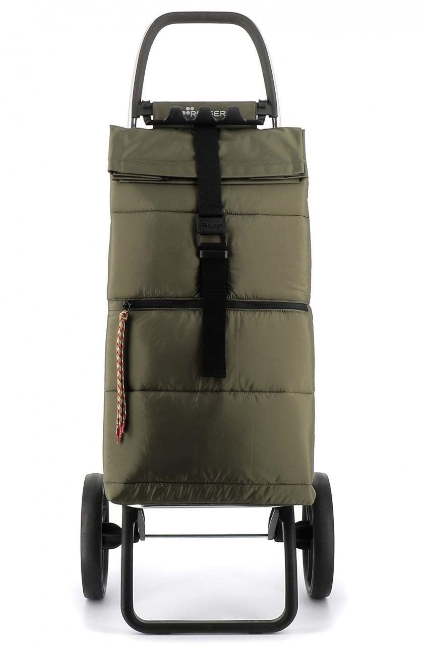 Rolser BIG Polar 2Logic RSG s velkými kolečky, Khaki - zelená