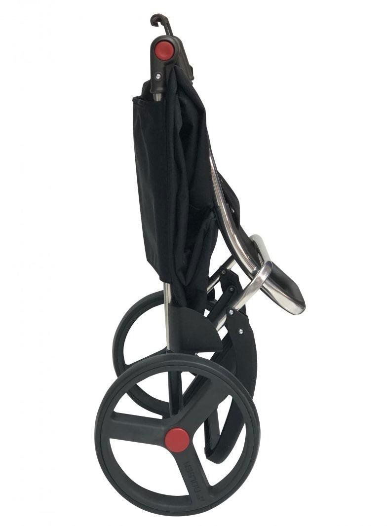 Nákupní taška na kolečkách Rolser BIG Polar 2Logic RSG s velkými kolečky, černá